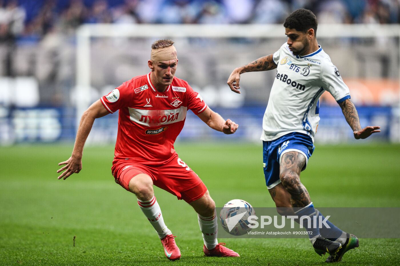 Russia Soccer Premier-League Dynamo - Spartak