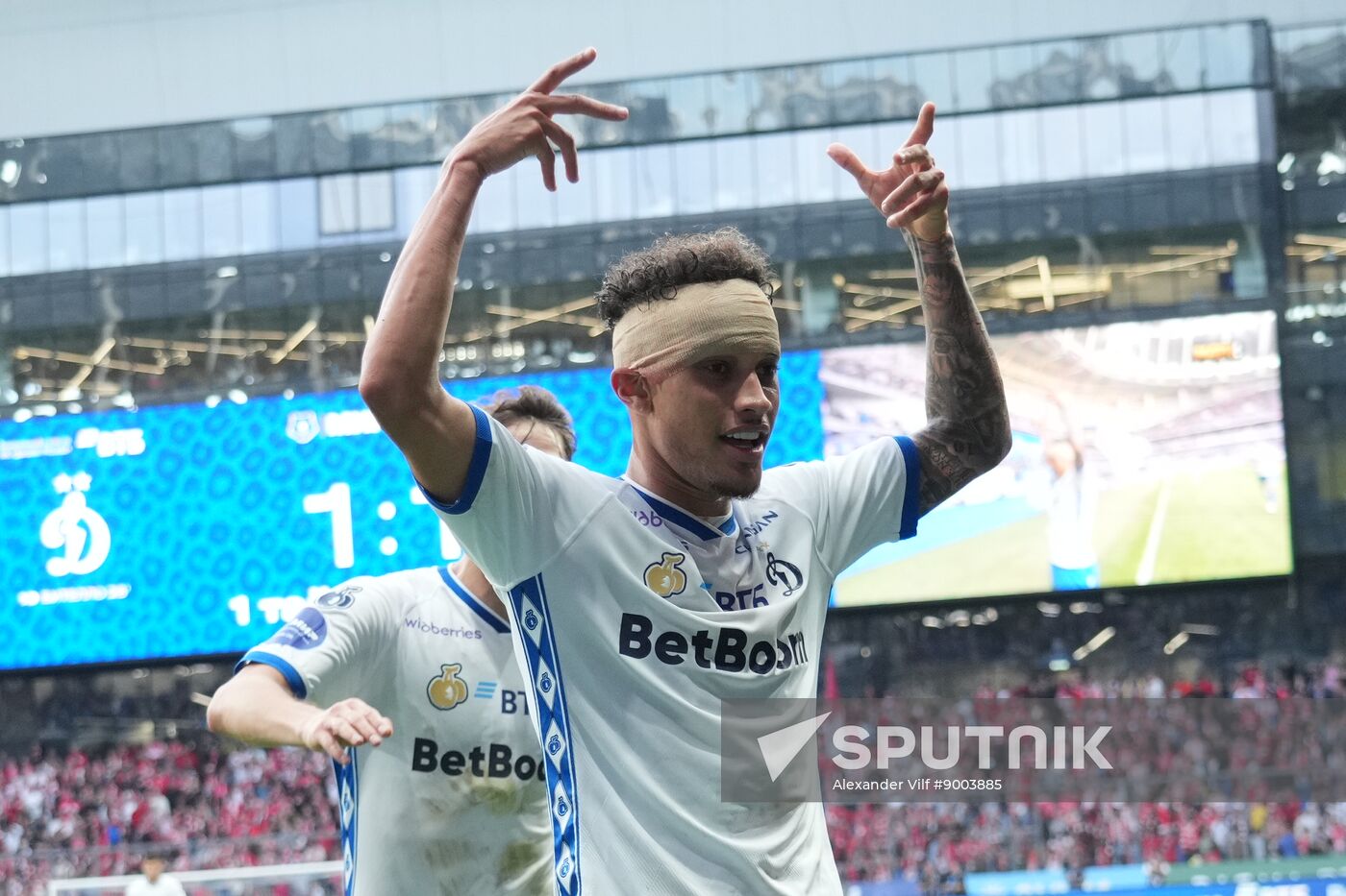 Russia Soccer Premier-League Dynamo - Spartak