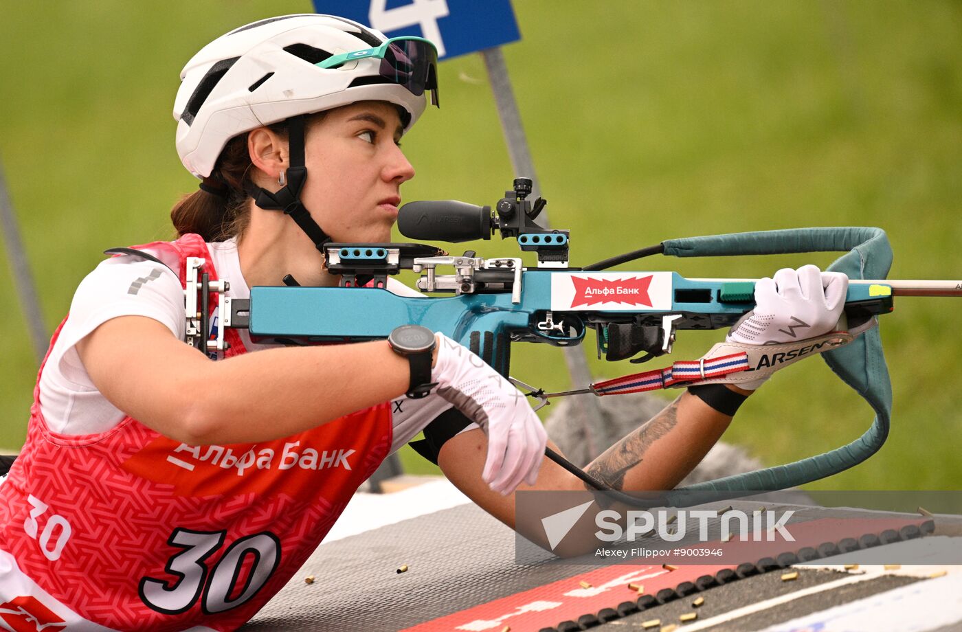 Russia Summer Biathlon Championships Sprint