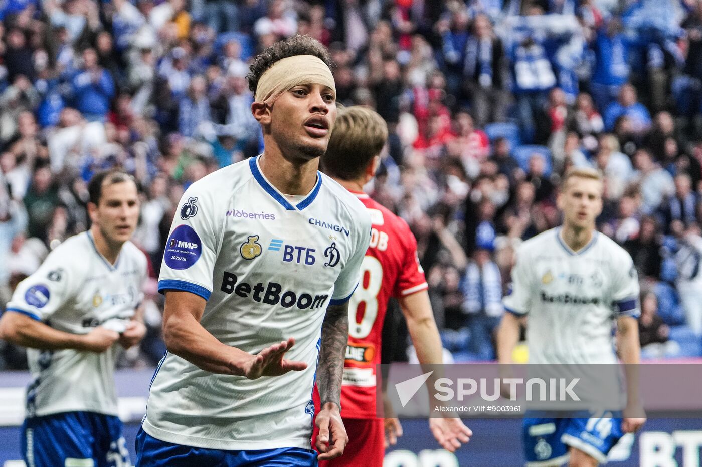 Russia Soccer Premier-League Dynamo - Spartak