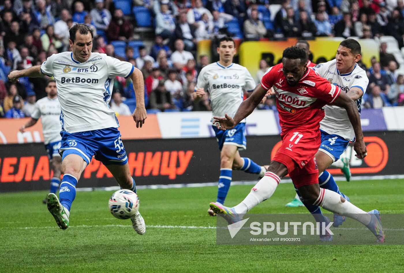 Russia Soccer Premier-League Dynamo - Spartak