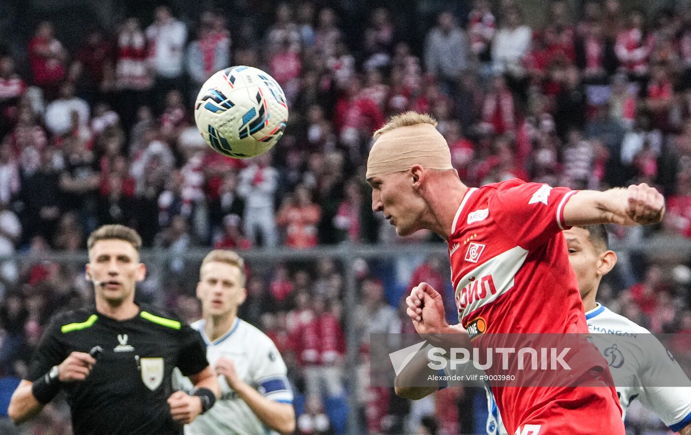 Russia Soccer Premier-League Dynamo - Spartak