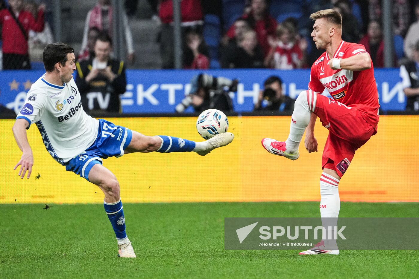 Russia Soccer Premier-League Dynamo - Spartak