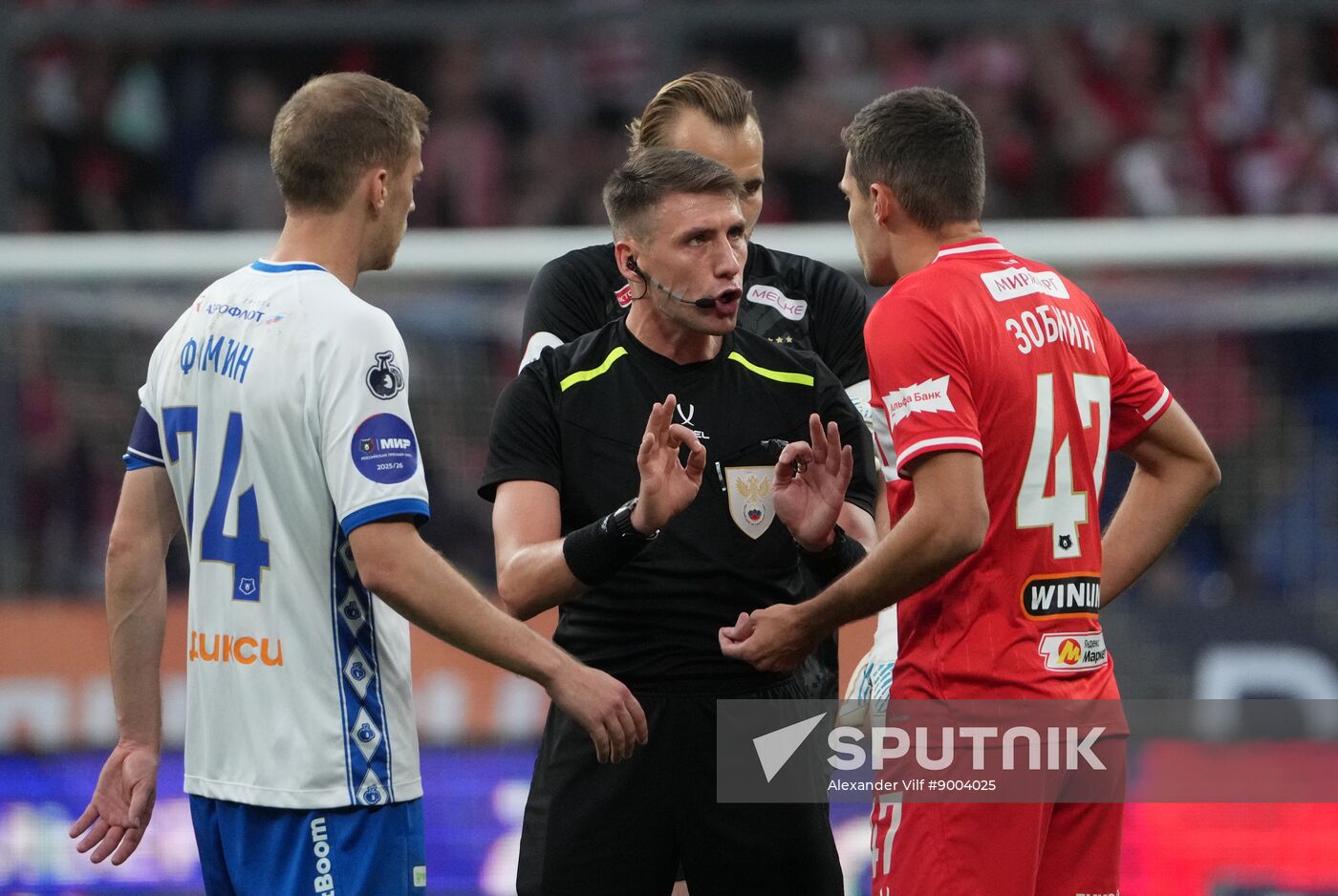 Russia Soccer Premier-League Dynamo - Spartak