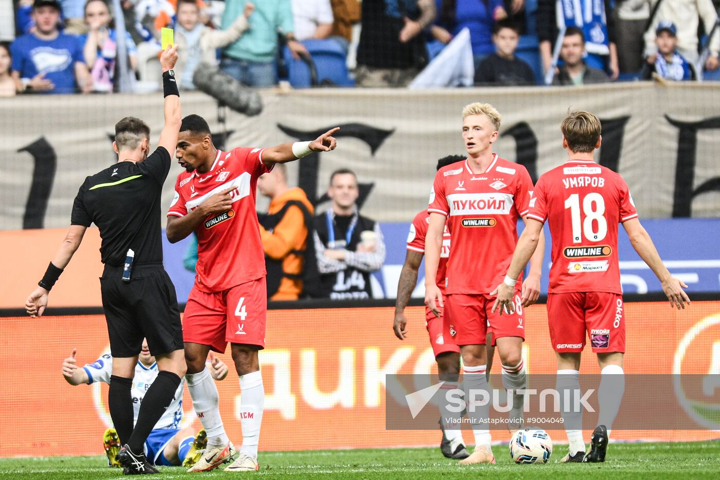 Russia Soccer Premier-League Dynamo - Spartak