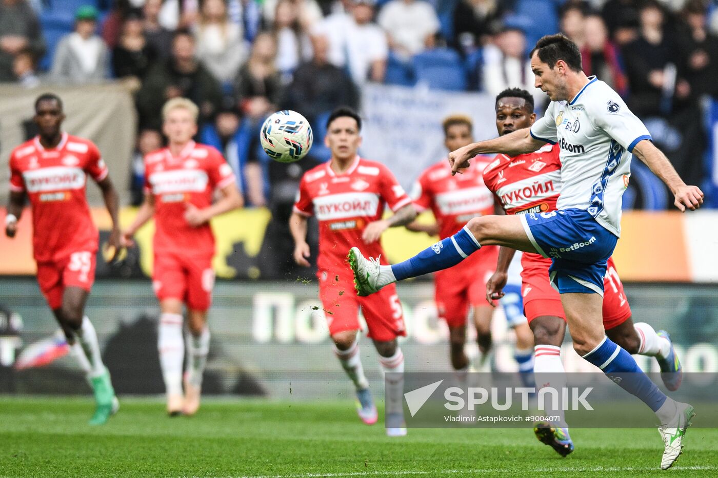 Russia Soccer Premier-League Dynamo - Spartak