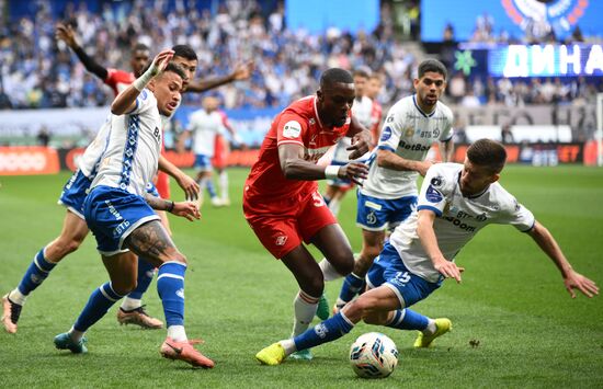 Russia Soccer Premier-League Dynamo - Spartak