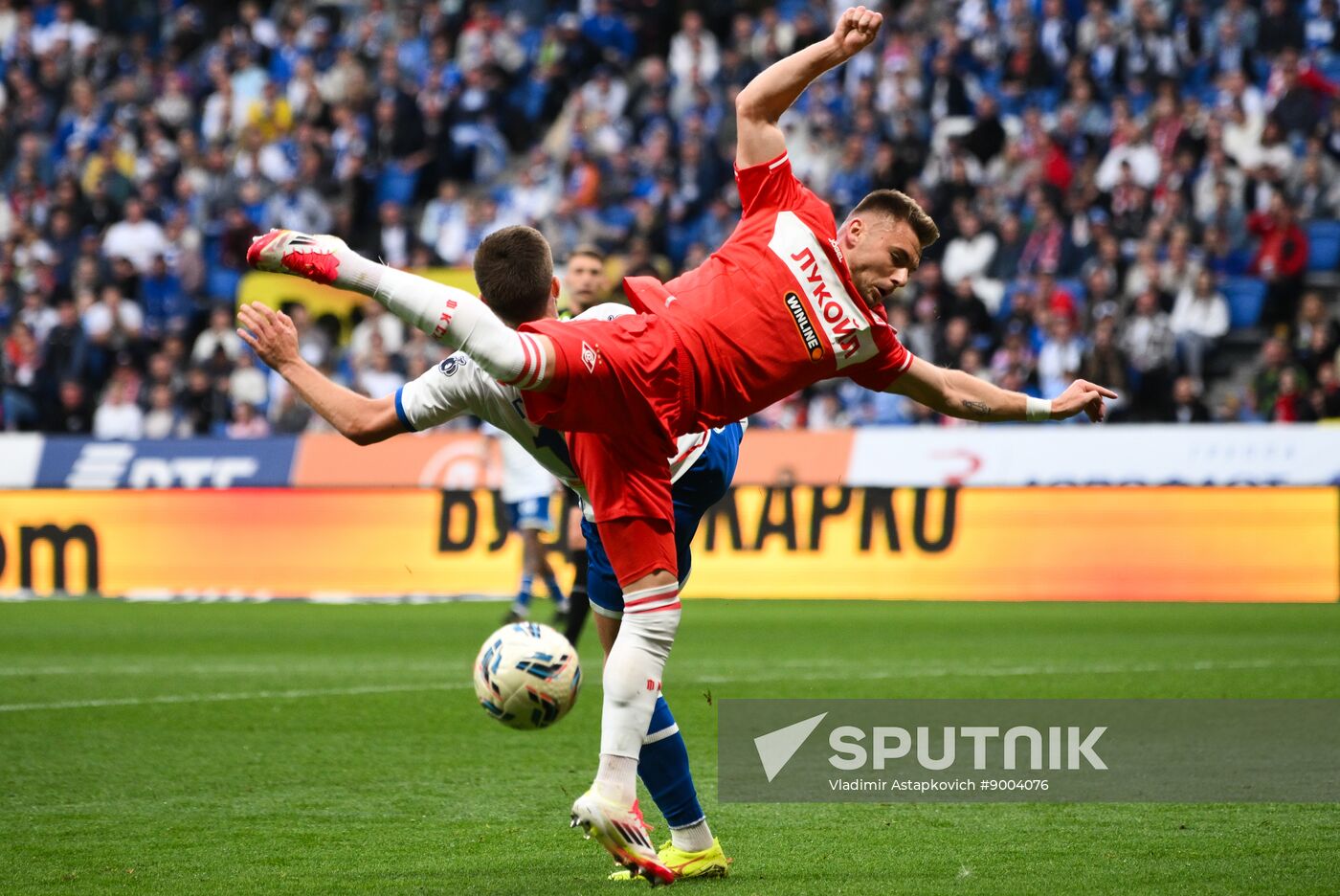 Russia Soccer Premier-League Dynamo - Spartak
