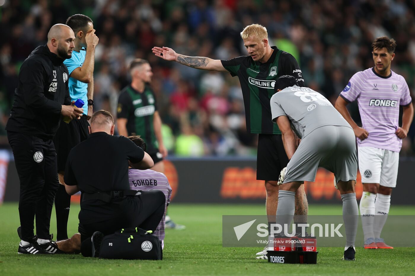 Russia Soccer Premier-League Krasnodar - Akron