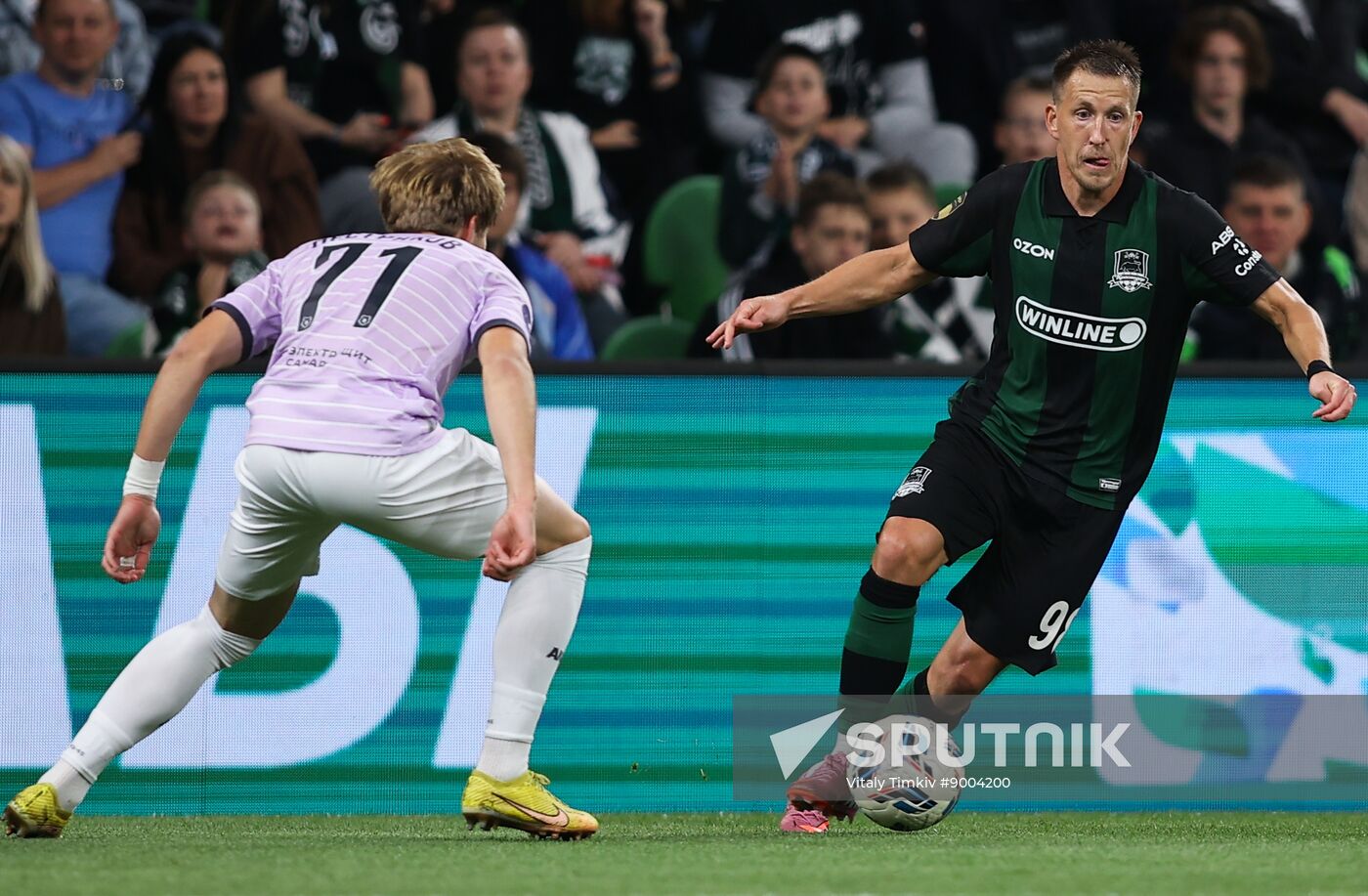 Russia Soccer Premier-League Krasnodar - Akron