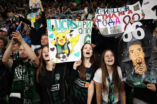 Russia Soccer Premier-League Krasnodar - Akron