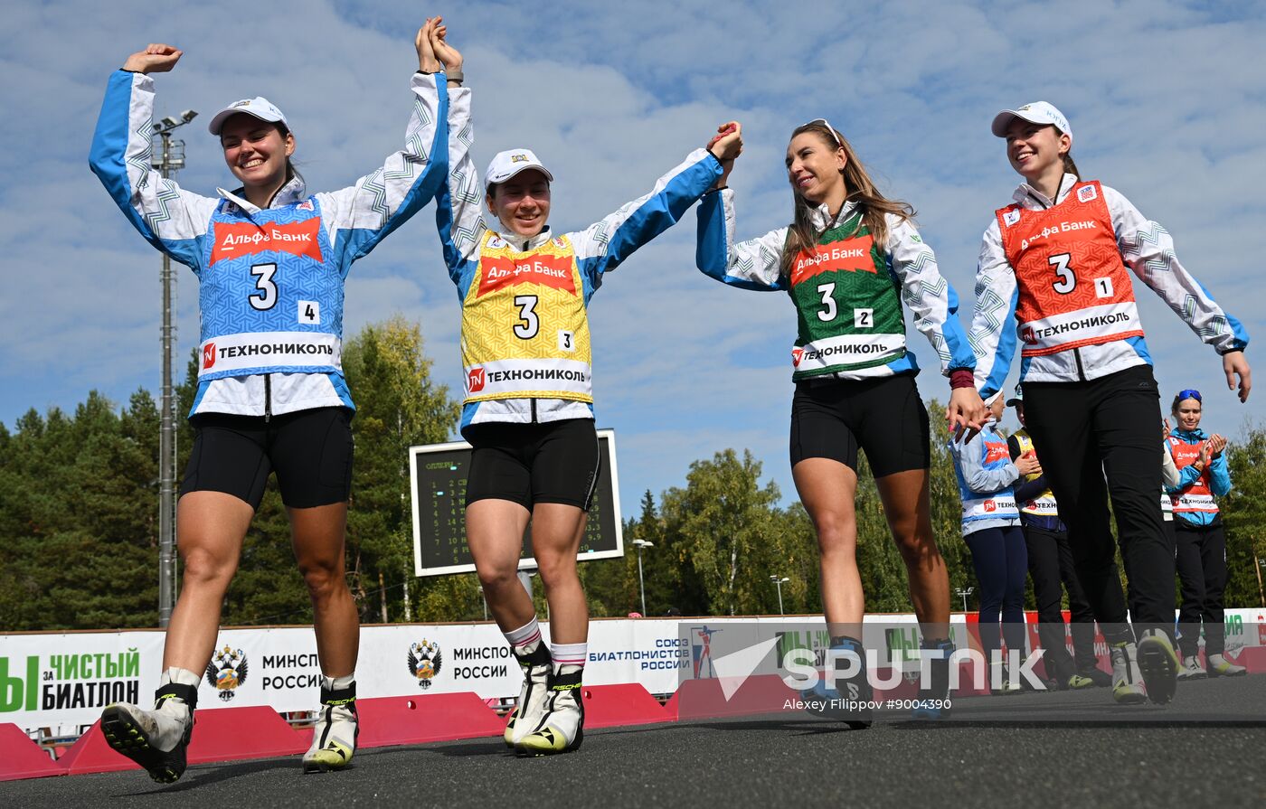 Russia Summer Biathlon Championships Relay