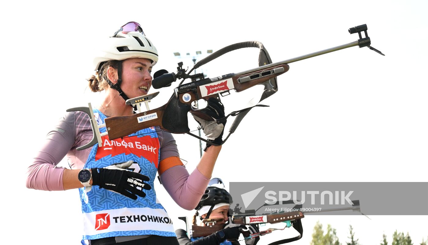 Russia Summer Biathlon Championships Relay