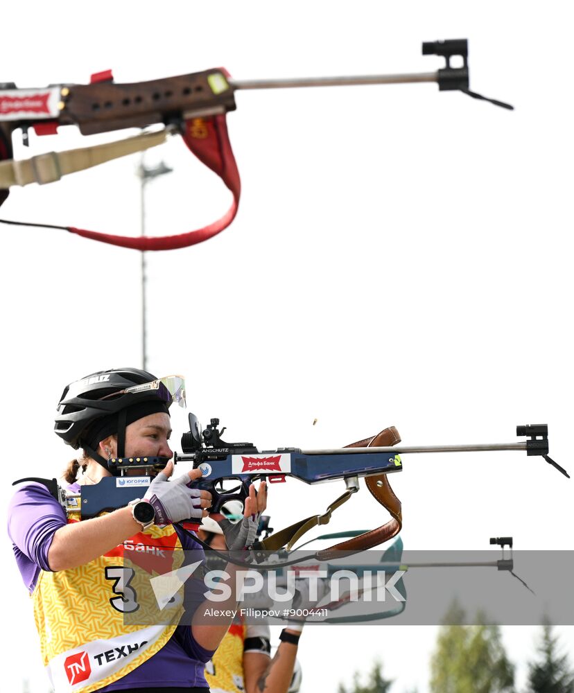 Russia Summer Biathlon Championships Relay