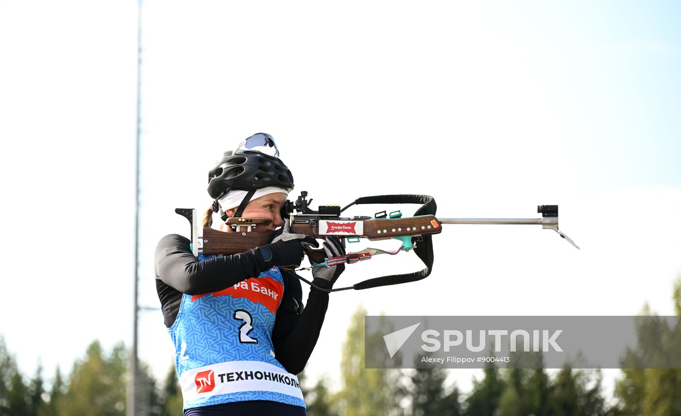 Russia Summer Biathlon Championships Relay