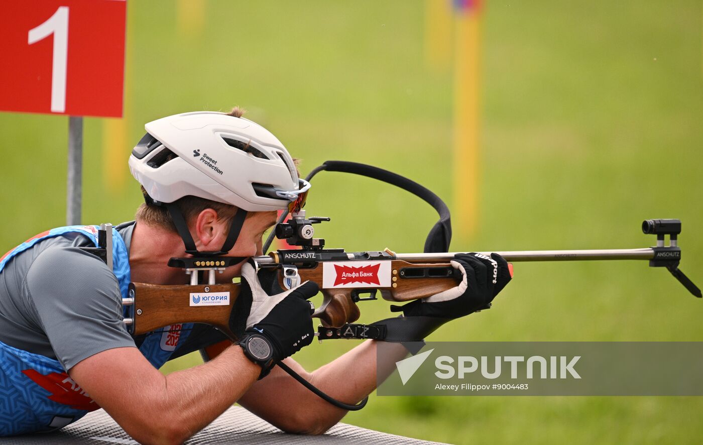 Russia Summer Biathlon Championships Relay