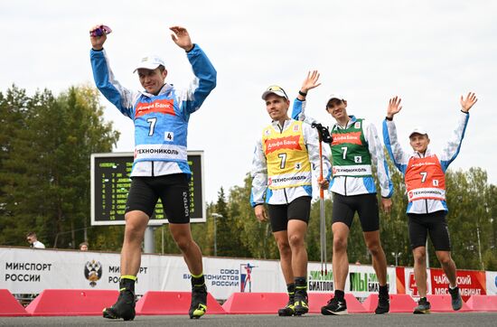 Russia Summer Biathlon Championships Relay