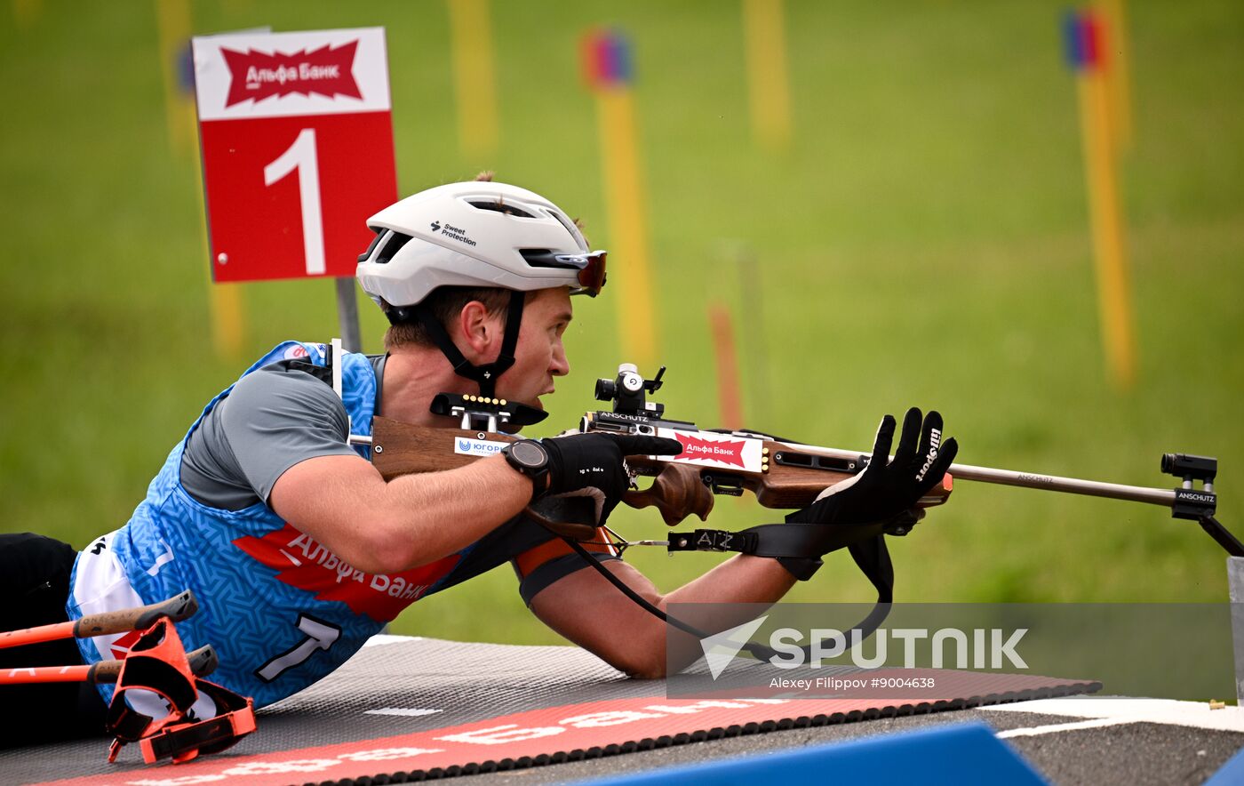 Russia Summer Biathlon Championships Relay