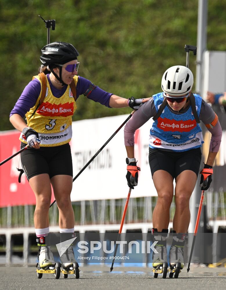 Russia Summer Biathlon Championships Relay