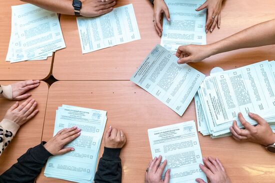 Russia Elections Vote Counting