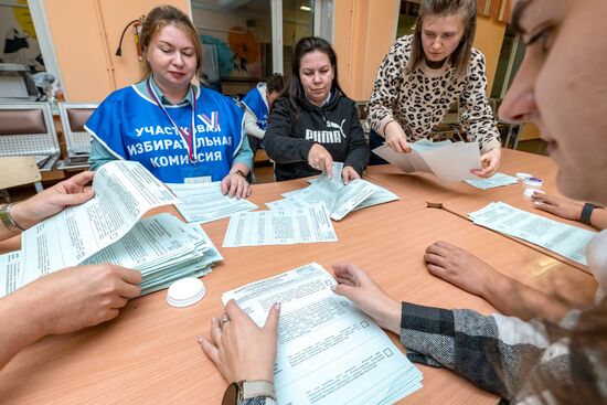 Russia Elections Vote Counting
