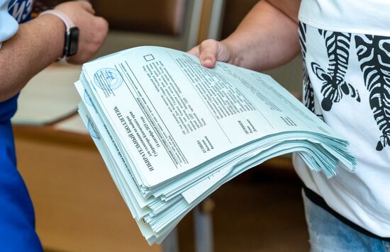Russia Elections Vote Counting