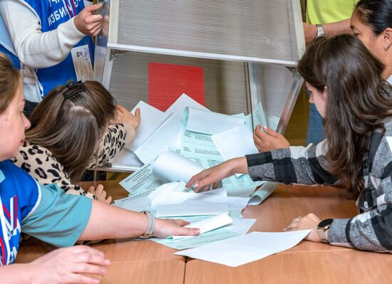 Russia Elections Vote Counting