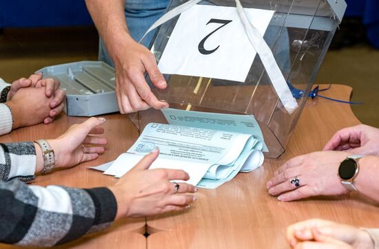 Russia Elections Vote Counting