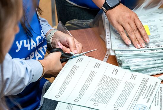 Russia Elections Vote Counting