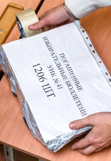Russia Elections Vote Counting