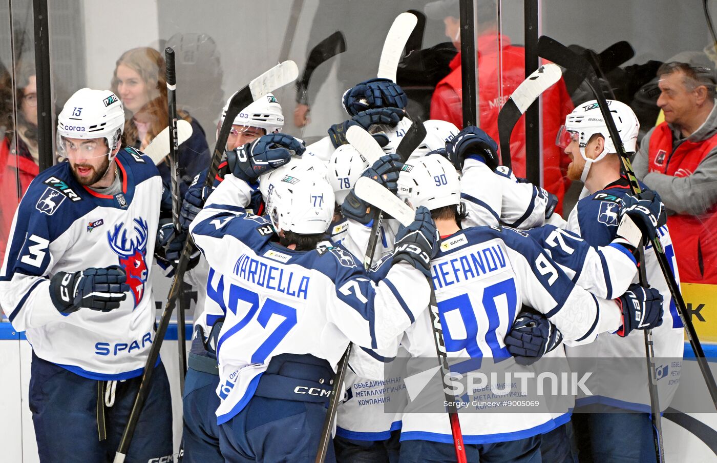 Russia Ice Hockey Kontinental League Spartak - Torpedo