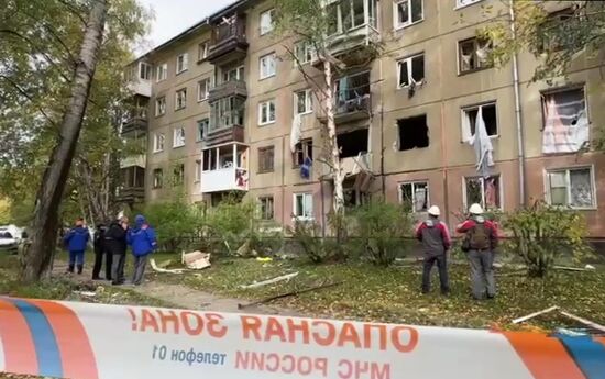 Russia Gas Explosion