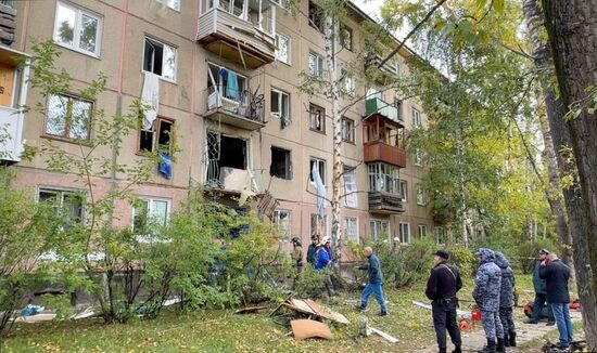 Russia Gas Explosion