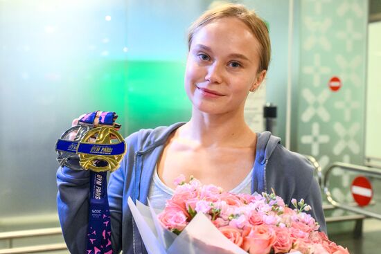 Russia Artistic Gymnastics World Challenge Cup Medalist Return