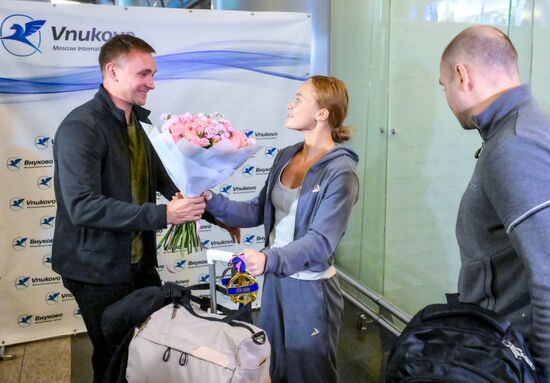 Russia Artistic Gymnastics World Challenge Cup Medalist Return