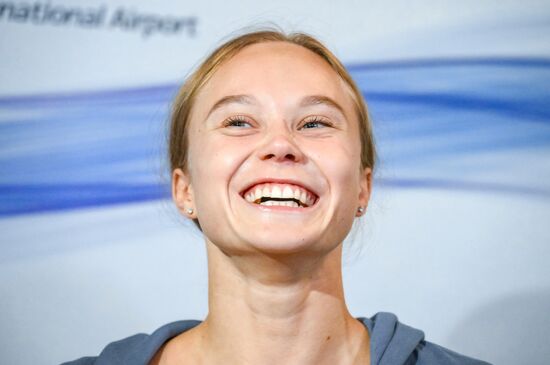 Russia Artistic Gymnastics World Challenge Cup Medalist Return