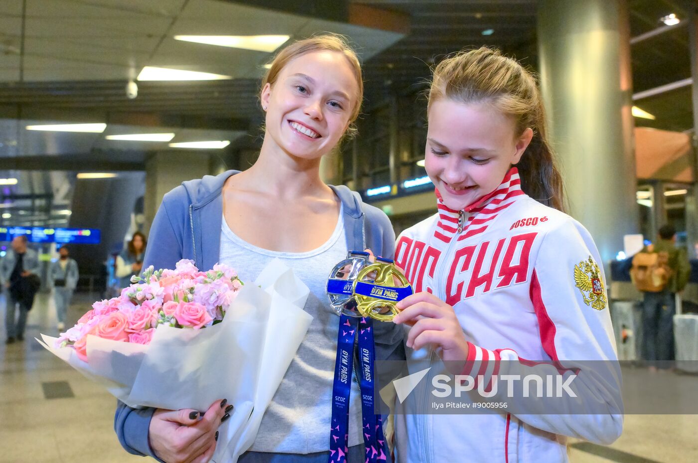 Russia Artistic Gymnastics World Challenge Cup Medalist Return