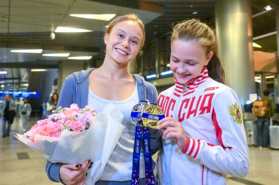 Russia Artistic Gymnastics World Challenge Cup Medalist Return