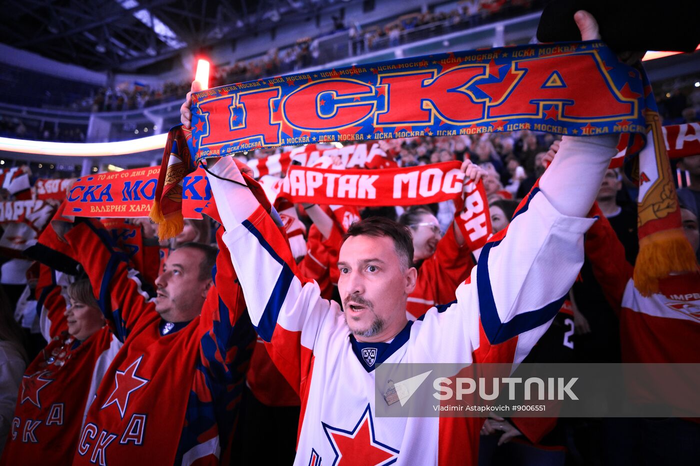 Russia Ice Hockey Kontinental League CSKA - Spartak