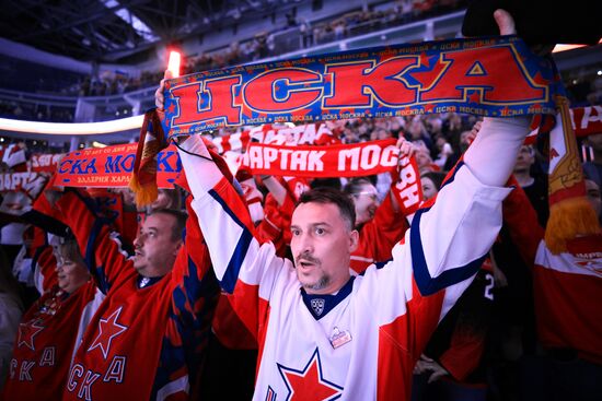 Russia Ice Hockey Kontinental League CSKA - Spartak
