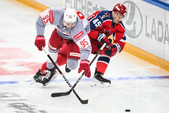 Russia Ice Hockey Kontinental League CSKA - Spartak