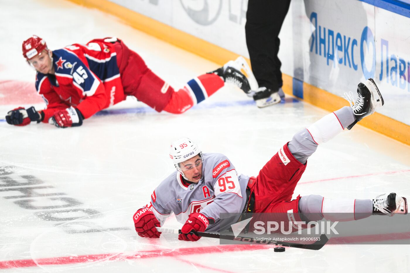 Russia Ice Hockey Kontinental League CSKA - Spartak