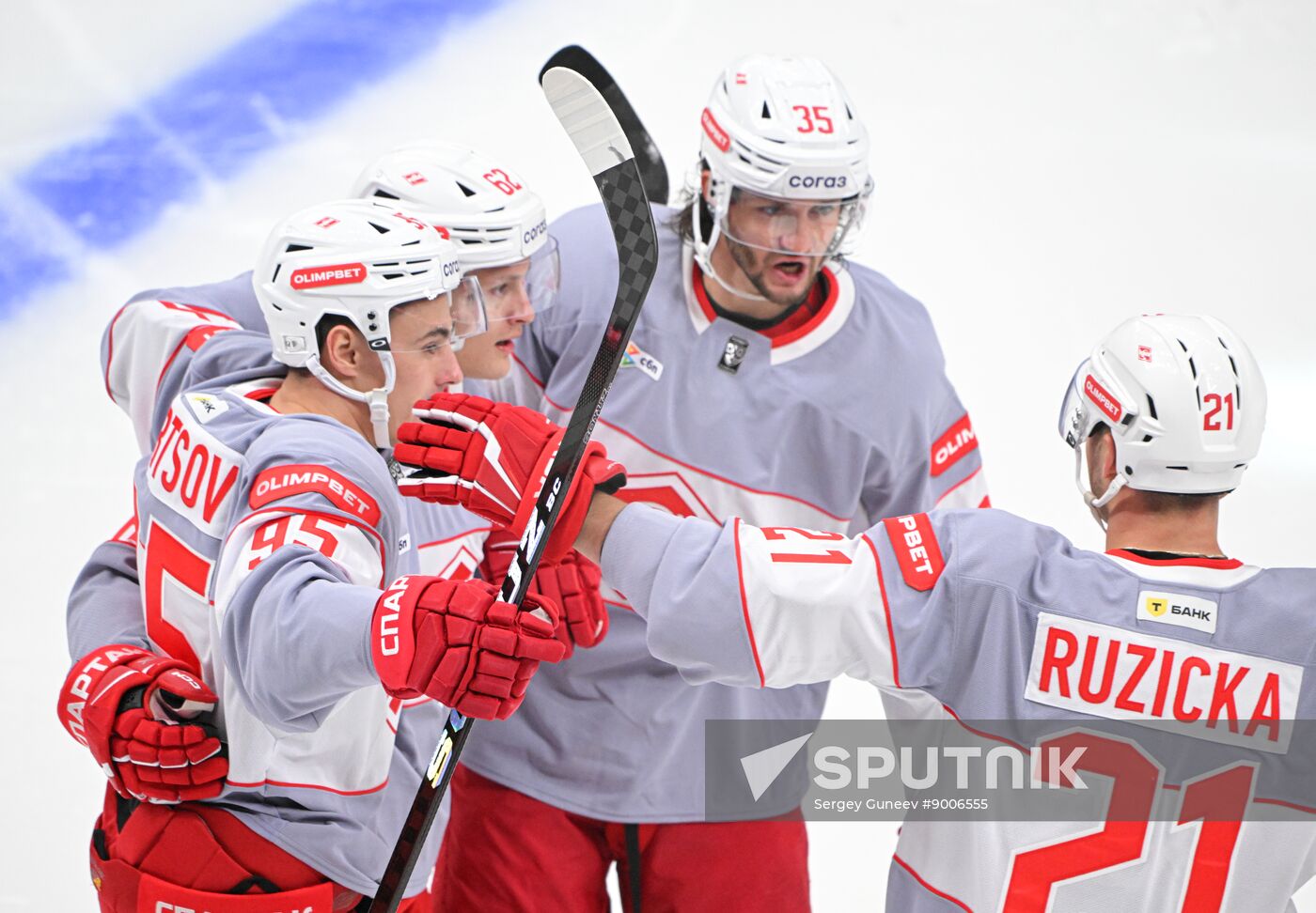 Russia Ice Hockey Kontinental League CSKA - Spartak