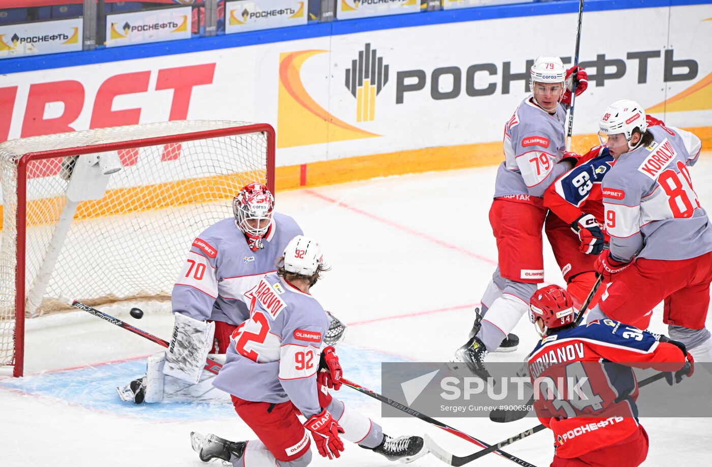 Russia Ice Hockey Kontinental League CSKA - Spartak