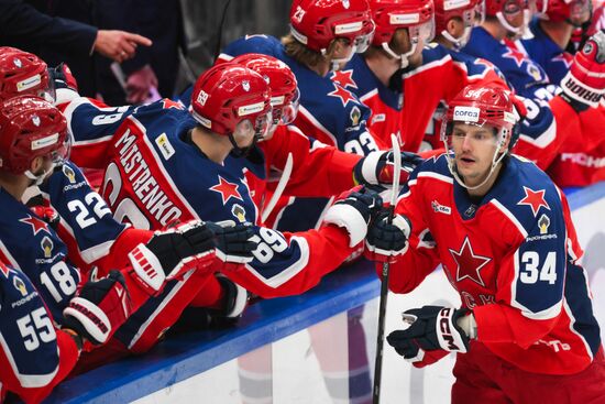 Russia Ice Hockey Kontinental League CSKA - Spartak