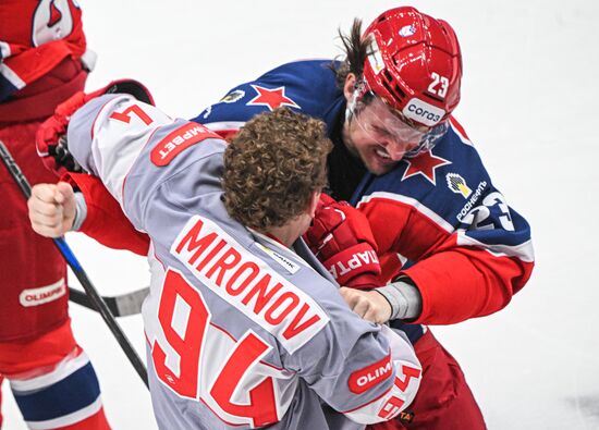 Russia Ice Hockey Kontinental League CSKA - Spartak