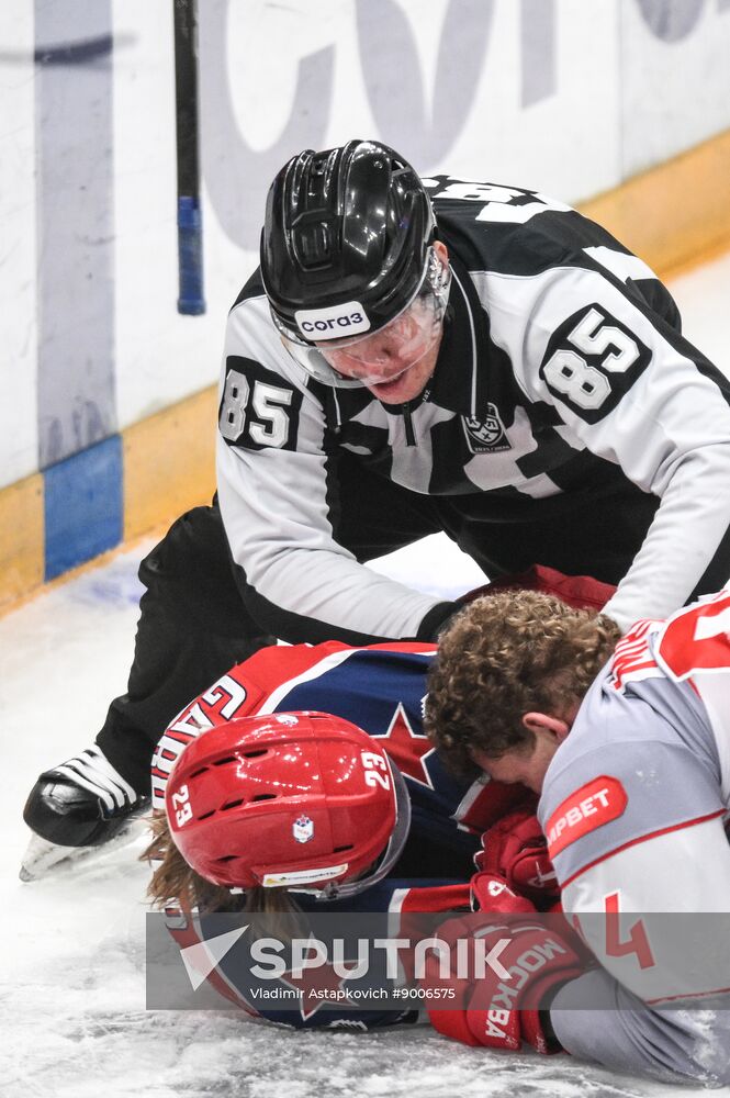 Russia Ice Hockey Kontinental League CSKA - Spartak