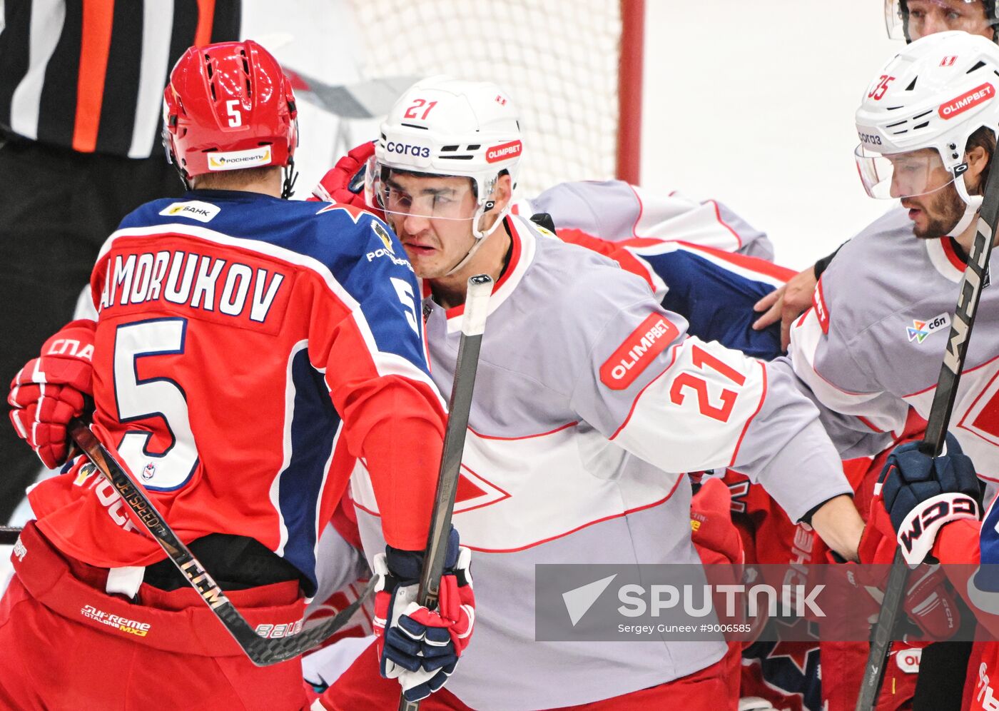 Russia Ice Hockey Kontinental League CSKA - Spartak