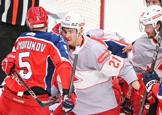 Russia Ice Hockey Kontinental League CSKA - Spartak