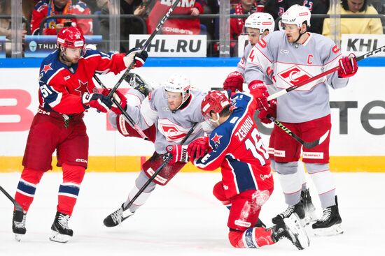 Russia Ice Hockey Kontinental League CSKA - Spartak